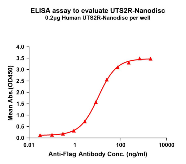 UTS2R (human) full length protein-synthetic nanodisc