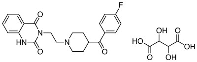 (+)-Ketanserin tartrate salt