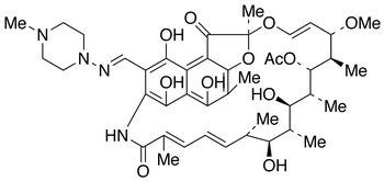 Rifampicin (3-[4- Methylpiperizinyliminomethyl] rifamycin SV, Rifamycin)