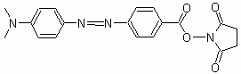 DABCYL acid, SE (4-((4-(Dimethylamino)phenyl)azo)benzoic acid, succinimidyl ester)