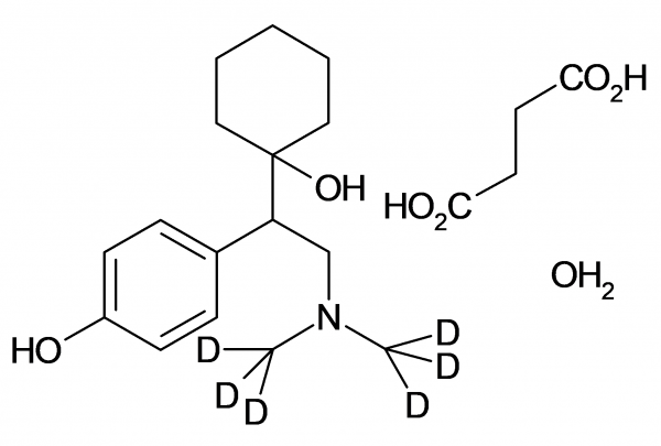 rac-O-Desmethyl Venlafaxine-D6 Succinate Hydrate