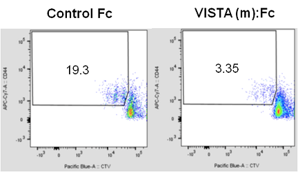 VISTA [B7-H5] (mouse):Fc (human) (rec.)