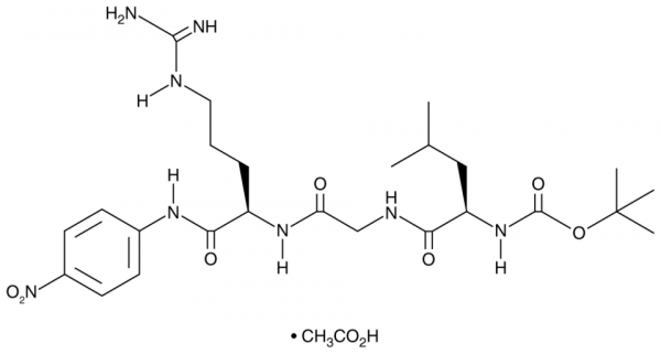 Boc-LGR-pNA (acetate)