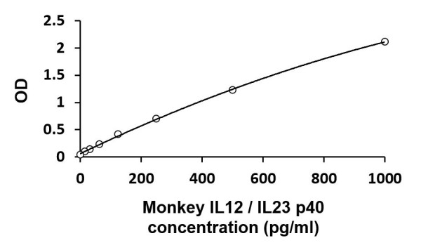 Monkey IL12 / IL23 p40 ELISA Kit