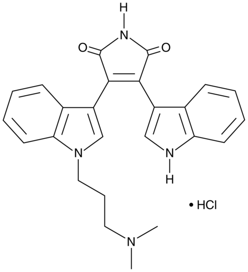 Bisindolylmaleimide I (hydrochloride)