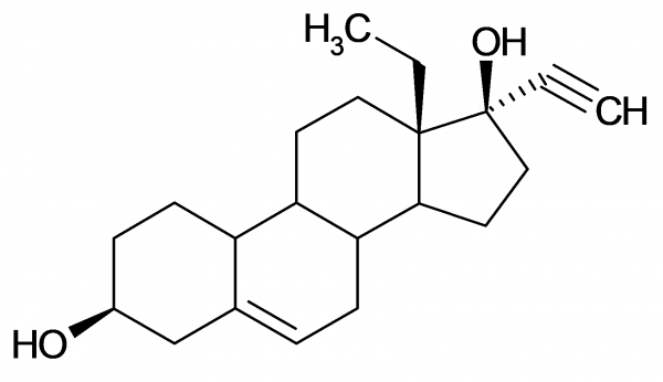 13-Ethyl-18,19-dinorpregn-5-en-20-yne-3beta,17beta-diol