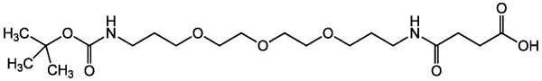 N-Boc-N&#039;-succinyl-4,7,10-trioxa-1,13-tridecanediamine