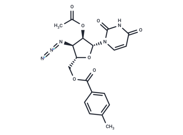 2'-O-Acetyl-3'-azido-5'-O-(p-Toluoyl))-3'-deoxyuridine