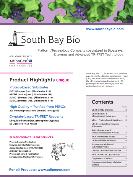 South Bay Bio Product Flyer