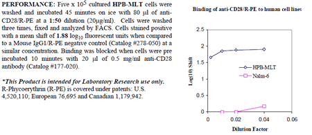 Anti-CD28 (human), clone ANC28.1/5D10, R-PE conjugated