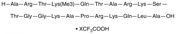 Histone H3K4Me3 (1-21) (human, mouse, rat, porcine, bovine) (trifluoroacetate salt)