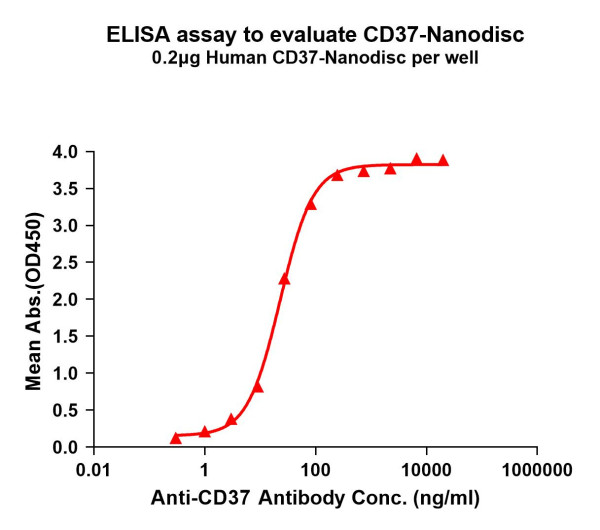 CD37 (human) full length protein-synthetic nanodisc