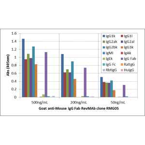 Anti-IgG Fab (mouse), Goat Monoclonal (RMG05)