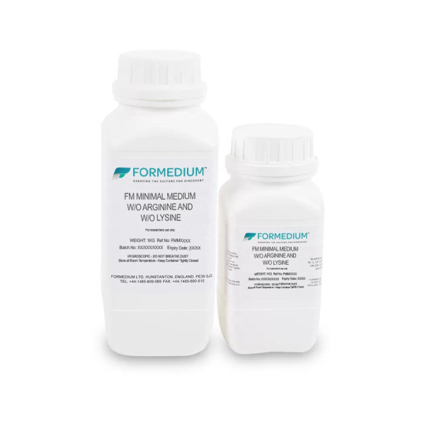 FM Minimal medium w/o Arginine and w/o Lysine