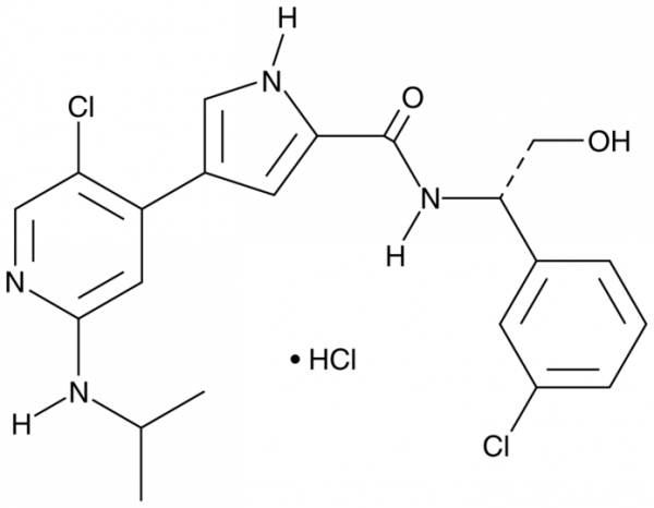 Ulixertinib (hydrochloride)