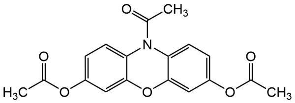 10-Acetyl-phenoxazin-3,7-diol diacetate
