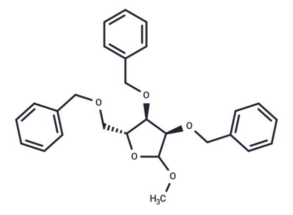 Methyl 2,3,5-tri-O-benzyl-D-ribofuranoside