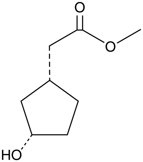 (1R,3S)-3-Hydroxycyclopentane acetic acid methyl ester