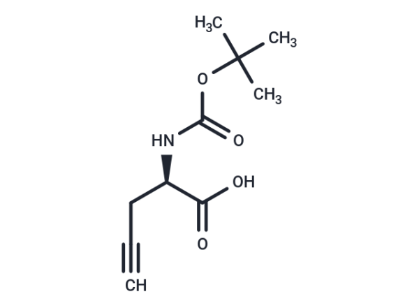 (R)-2-((tert-Butoxycarbonyl)amino)pent-4-ynoic acid