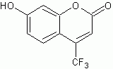 Beta-Trifluoromethylumbelliferone (7-Hydroxy-4-trifluoromethylcoumarin)) *Fluorescence reference sta