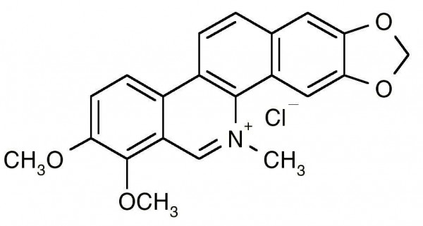 Chelerythrine Chloride (1,2-dimethoxy-N-methyl-(1,3)benzodioxolo(5,6-c)phenanthridinium chloride)