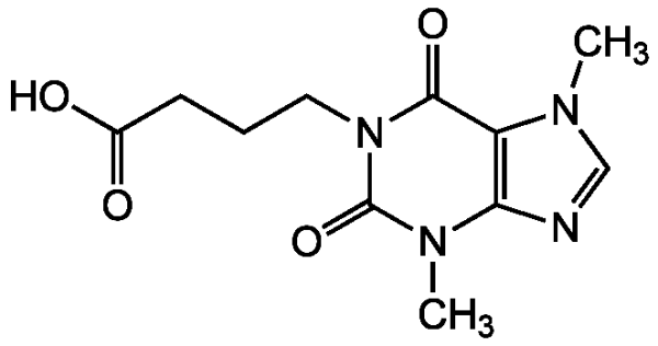 1-(3'-Carboxypropyl)-3,7-dimethylxanthine