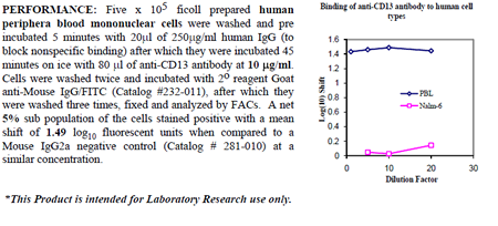 Anti-CD13 (human), clone 22A5, preservative free