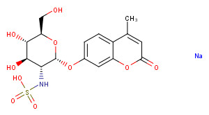 4-Methylumbelliferyl 2-sulfamino-2-deoxy-alpha-D-Glucopyranoside (sodium salt)