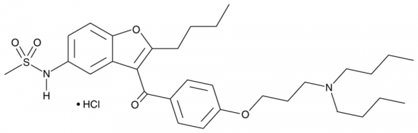 Dronedarone (hydrochloride)