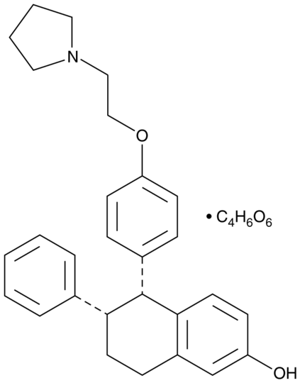 Lasofoxifene (tartrate)
