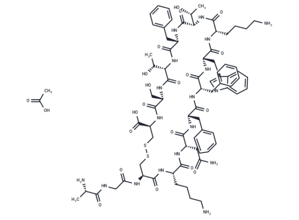 Cyclic somatostatin Acetate