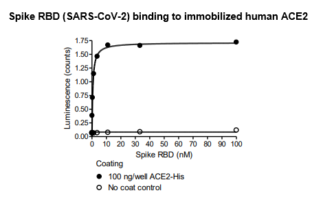 ACE2: Spike S1 RBD, Mouse Fc-fusion (SARS-CoV-2) Inhibitor Screening Colorimetric Assay Kit