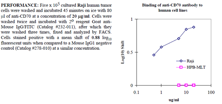 Anti-CD70 (human), clone BU69