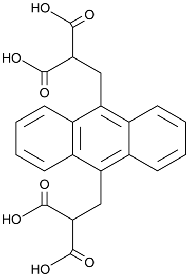 9,10-Anthracenediyl-bis(methylene)dimalonic Acid
