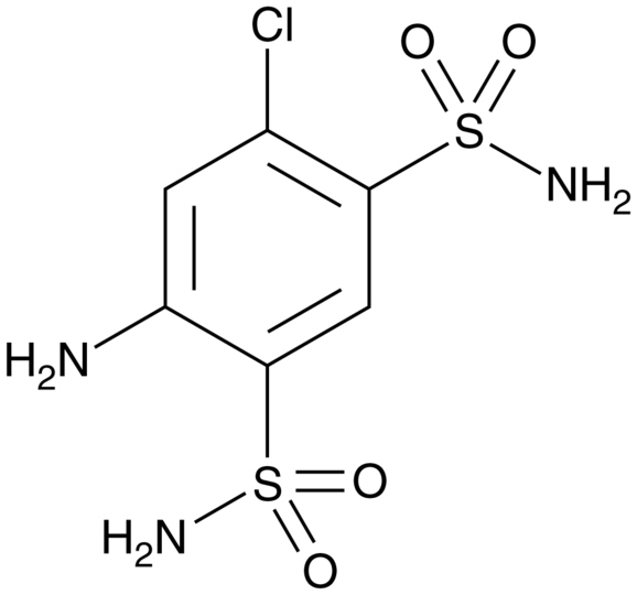 4-Amino-6-chloro-1,3-benzenedisulfonamide