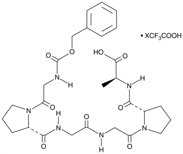 N-Cbz-Gly-Pro-Gly-Gly-Pro-Ala-OH (trifluoroacetate salt)