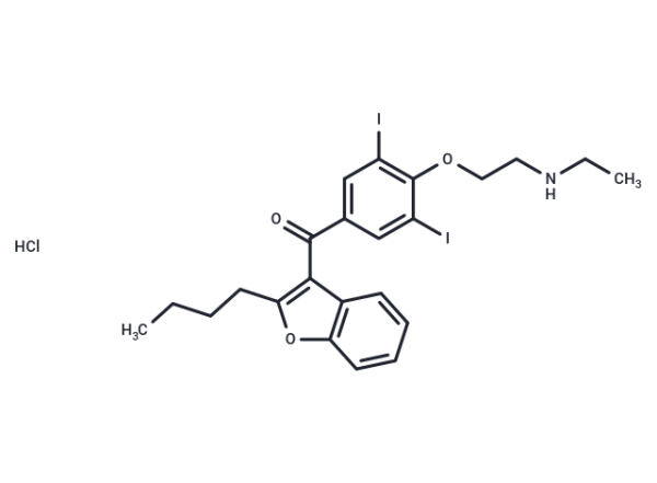 Desethylamiodarone hydrochloride