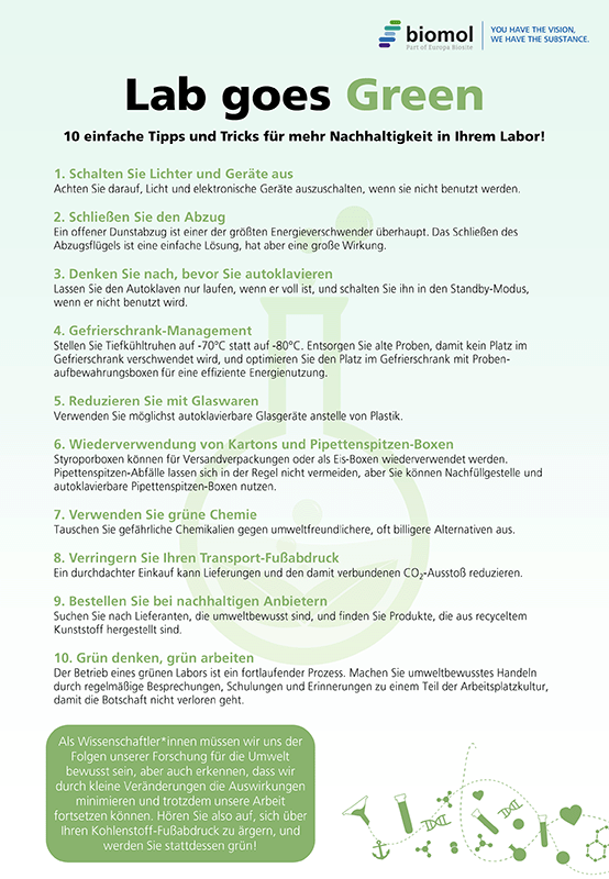 Biomol Green Lab-Tipps