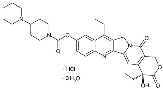 Irinotecan, Hydrochloride Salt, Trihydrate (Camptosar, Topotecin, Campto, Camptothecin 11, CPT-11, U