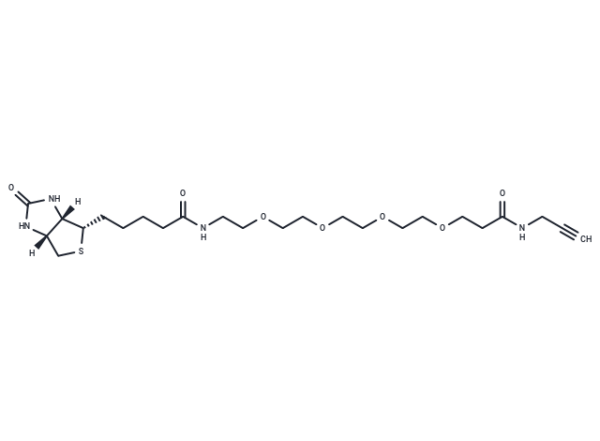 Biotin-PEG4-amide-Alkyne