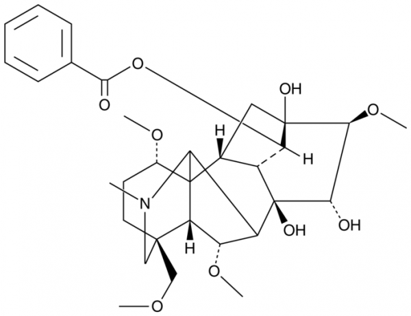 Benzoylhypaconine