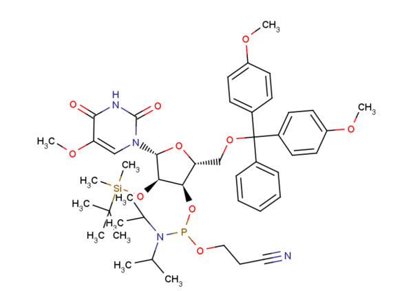 5'-O-DMTr-2'-O-TBDMS-5-methoxyuridine-3'-(cyanoethyl-N,N-diisopropyl)phosphoramidite