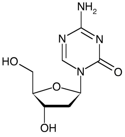 Decitabine, Free Base (5-aza-CdR, 5-aza-dC, AzadC, 5-Aza-2&#039;-deoxycytidine, 5-Azadeoxycytidine, DAC,