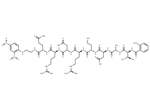 Abz-Val-Ala-Asp-Nva-Arg-Asp-Arg-Gln-EDDnp