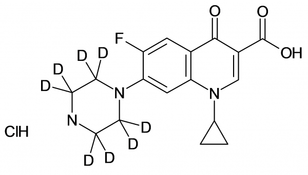 Ciprofloxacin-D8 HCl