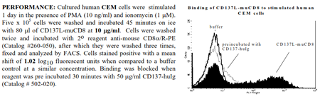 CD137L -muCD8 Fusion Protein, (human), preservative free