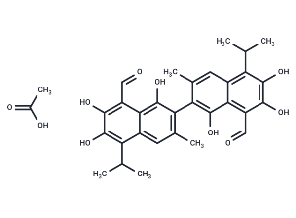Gossypol (acetic acid)