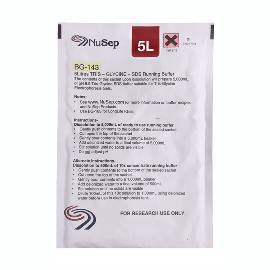Tris Glycine SDS Running Buffer 5L Sachet