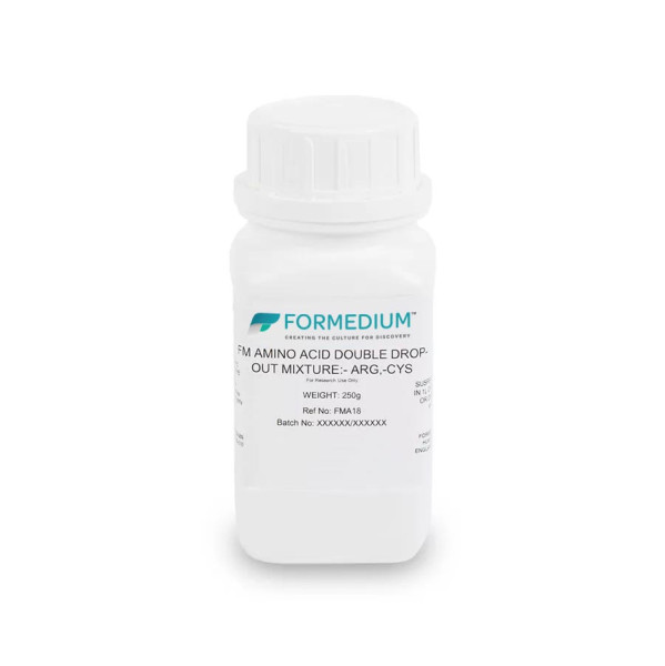 FM drop-out mixture, minus Arginine and w/o Cysteine, 7400 mg/l