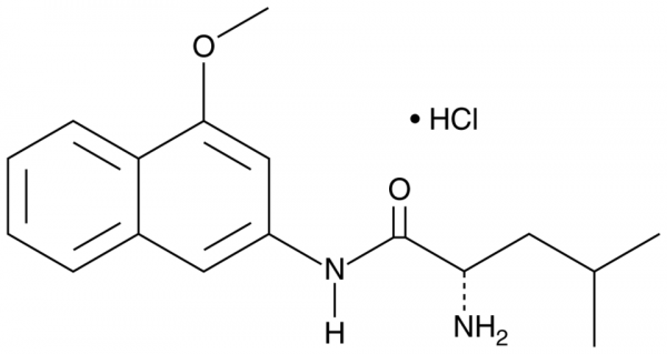 L-Leucine 4-methoxy-beta-naphthylamide (hydrochloride)